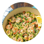 Shrimp Scampi with Fusilli